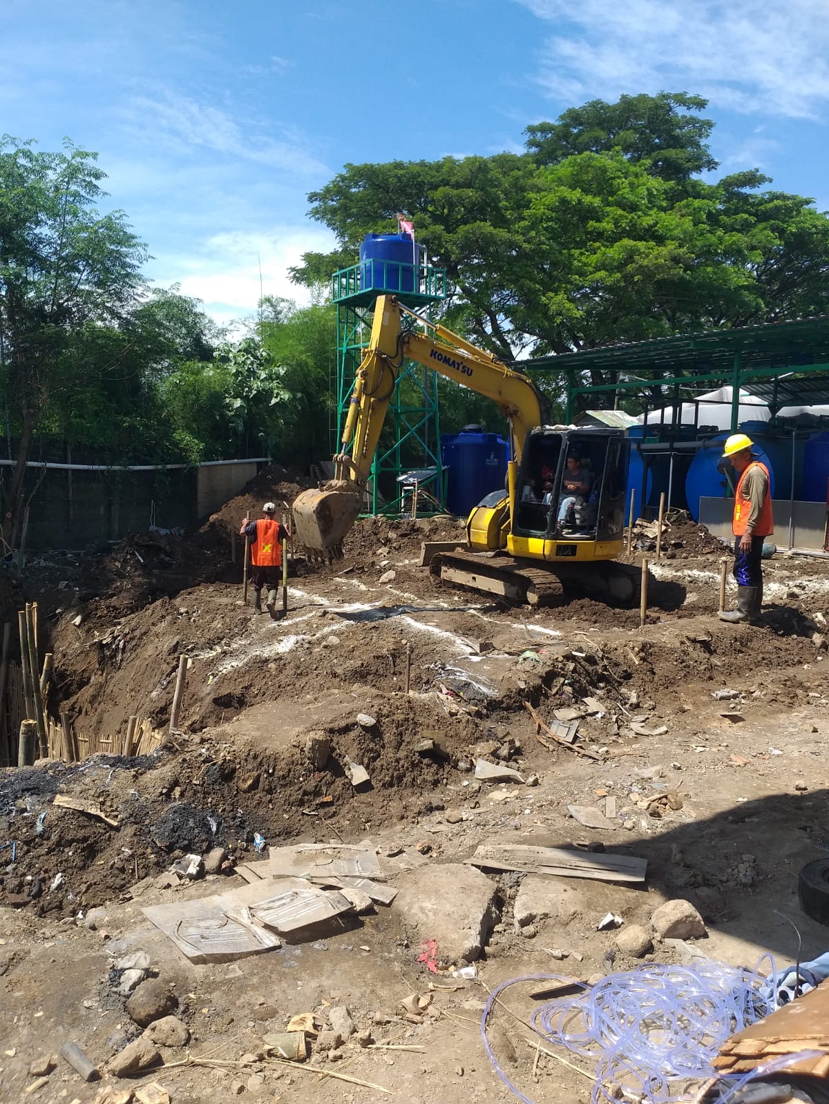 Foto proyek Pembuatan IPAL PT. PILAR SEJATI SEJAHTERA