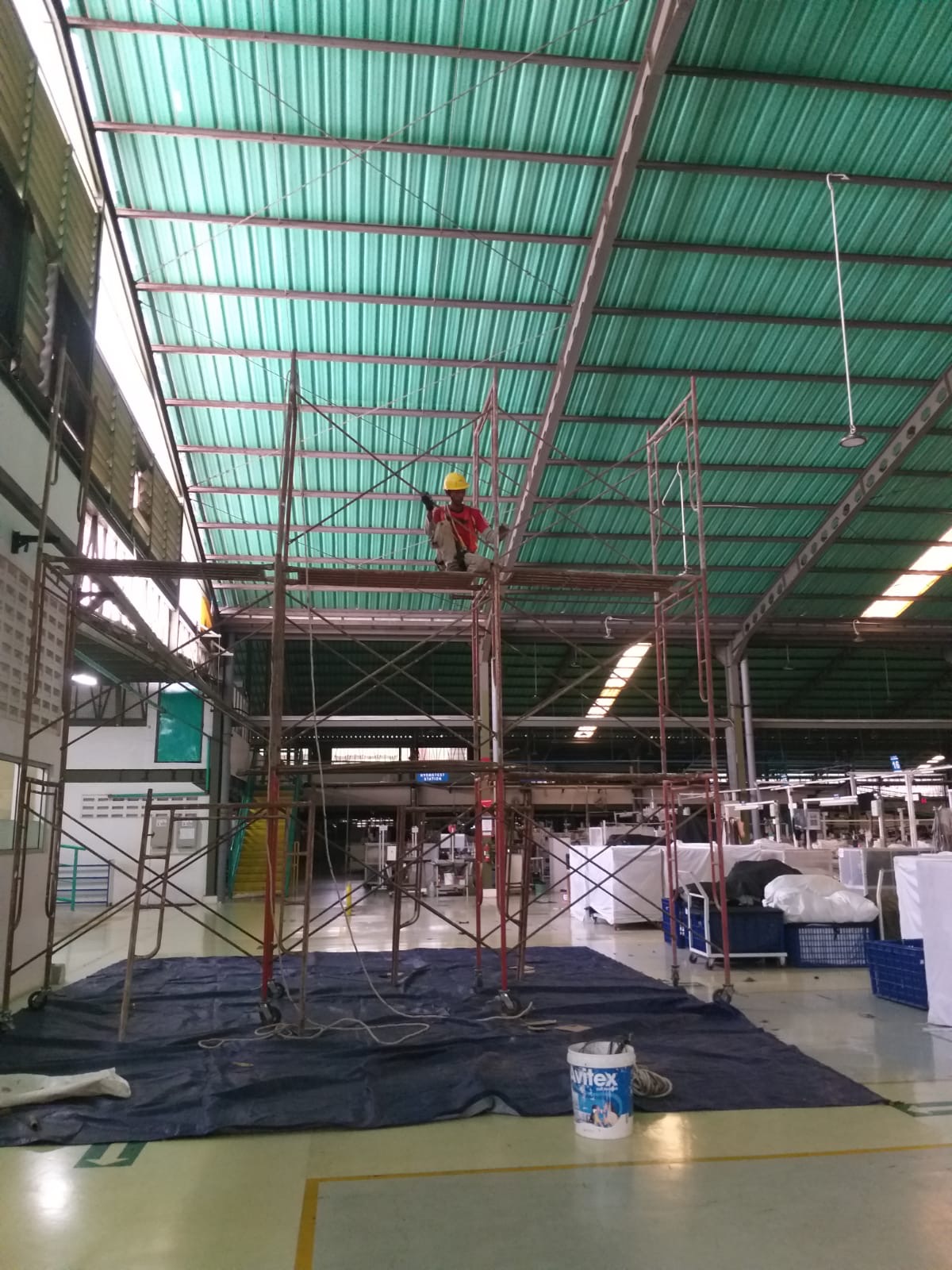 Foto proyek PENGECATAN RANGKA ATAP PT. PILAR SEJATI SEJAHTERA